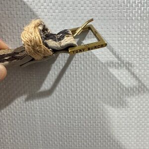 Tory Burch Snake Print Belt